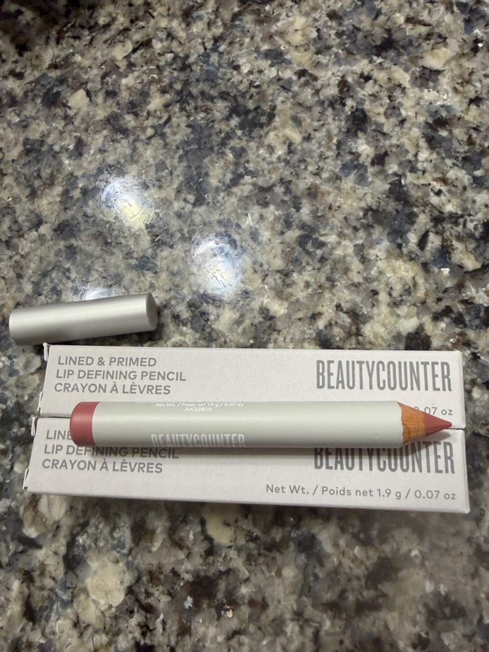 Beautycounter Lined and Primed  Lip Defining Pencil Set of 2 Pink Blossom NIB